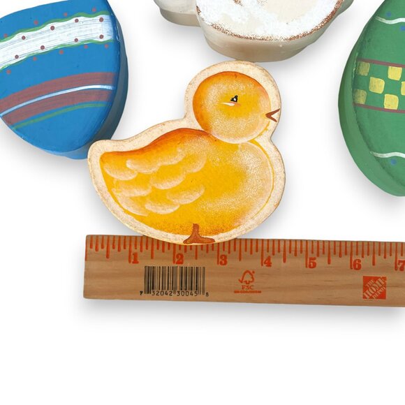 Easter Gift Trinket Boxes Paper Cardboard Eggs Duck Bunny Cottagecore Farmhouse - Picture 3 of 4
